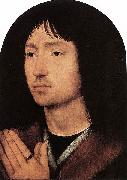 Hans Memling Portrait of a Young Man at Prayer Germany oil painting artist